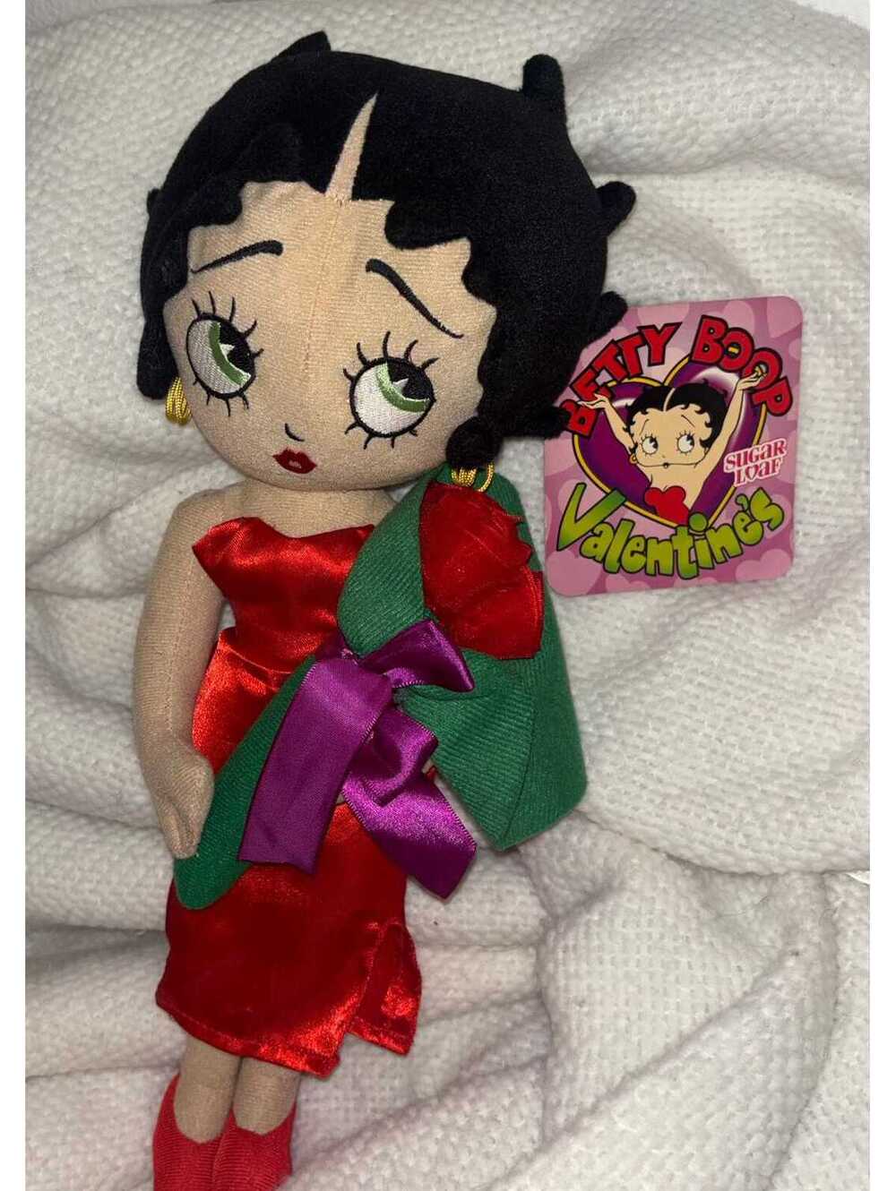 Betty Boop Valentines Day Plush Roses NEW WITH TAG